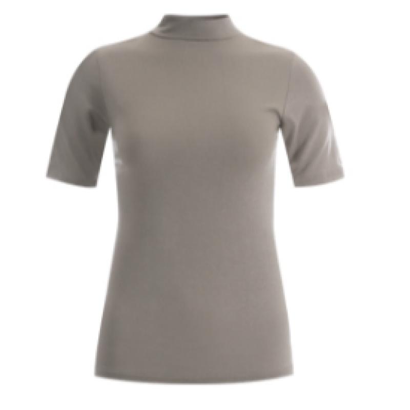 Shop   Women Round Neck Slim Fit Cropped Tee Rnf Wsh 11861 Pink