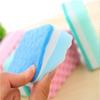 Color Random Lovely 5 Piece/Pack Home Essential Kitchen Cleaning Tool Wave Sponge Washing Sponge