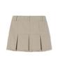 MOONSUN Essential_Mss Pleats Mini Skirt [Beige]