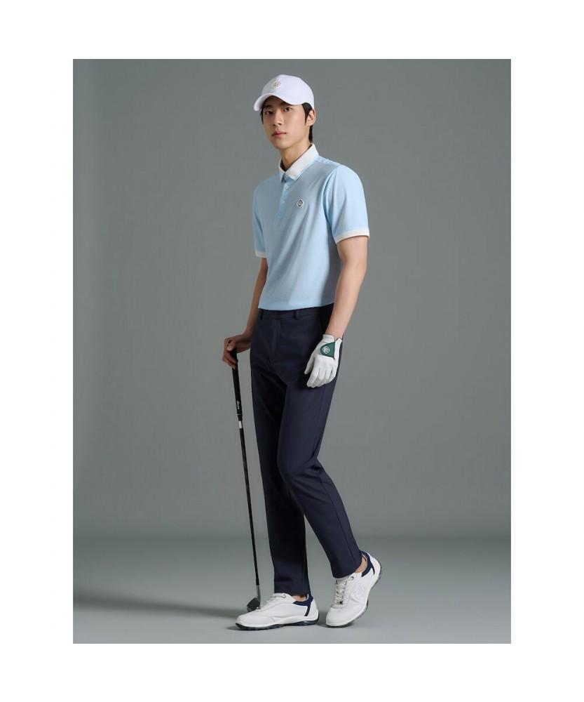 BEANPOLE GOLF [Heritage] Men'S Symbol Print Short Sleeve T-Shirt - Sky Blue