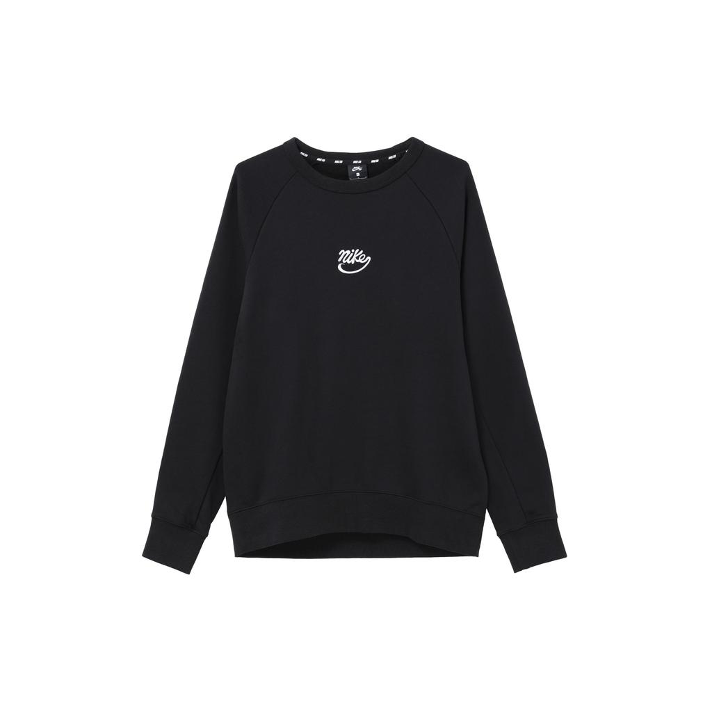 Nike SB Icon Fleece Skateboarding Casual Pullover Sweatshirt Men Tops Black 885846-010