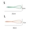Manual Frother Manual Egg Beater Whisk Kitchenware Plastic Silicone Balloon Beater Whisking Balloon Coil Style Egg Tools