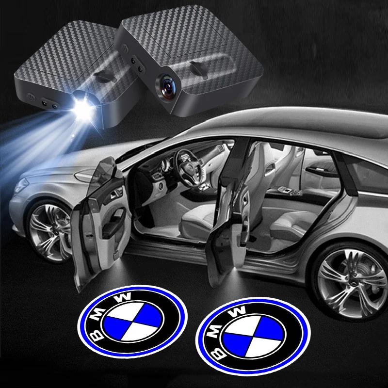 2pcs Car Logo Wireless Courtesy Car Door Projector LED Shadow Lights Lamp For BMW E46 E85 E60 F10 E39 F30 E36 F20 E87 E90 E70 X3