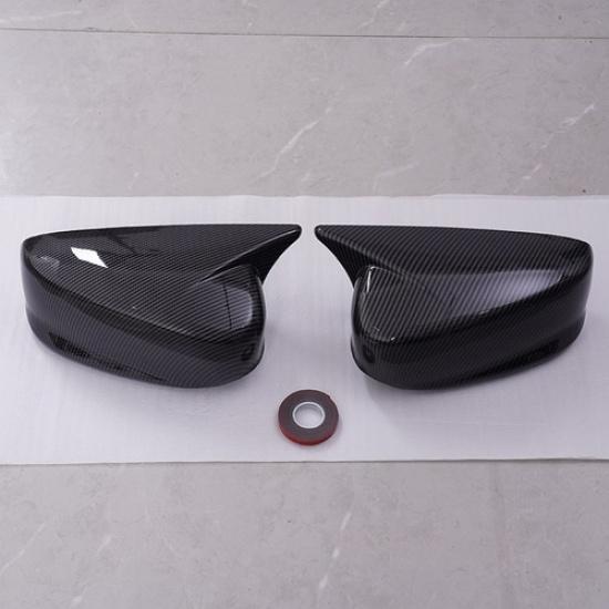 Carbon Fiber Rear View Mirror Cover Trim For Honda Accord 2/4 DR Sedan 2008-2017