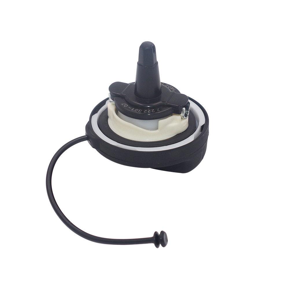 Black Fuel Gas Tank Filler Cover Cap 16117222391 For BMW E39 E46 E60 E70 E90 E92 X3 X5