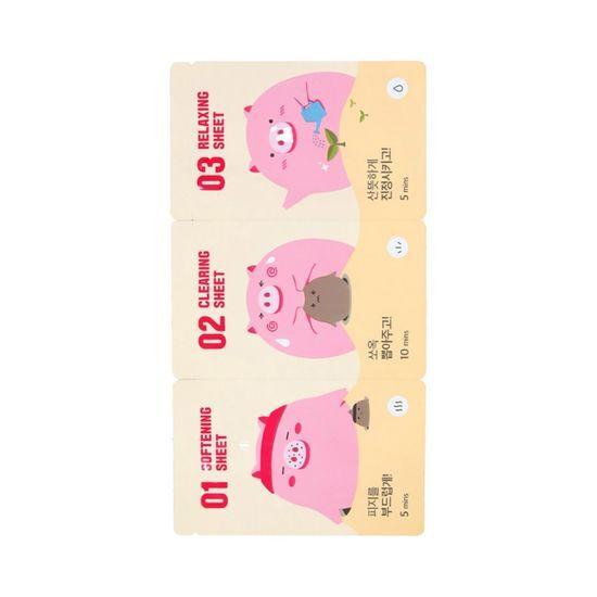 Mefactory 3-tier pig nose pack (3 sheets + 1 free)