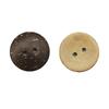 (50Pcs/pack)2cm 2-Hole Coconut Shell Pattern Circular Wooden Button Jeans Bags Use Buttons Garment Sewing Decorative DIY