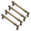 4pcs French Style Antique Cabinet Handles Retro Hardware Furniture Renovations Hardware Upgrades for Dresser & Vanity