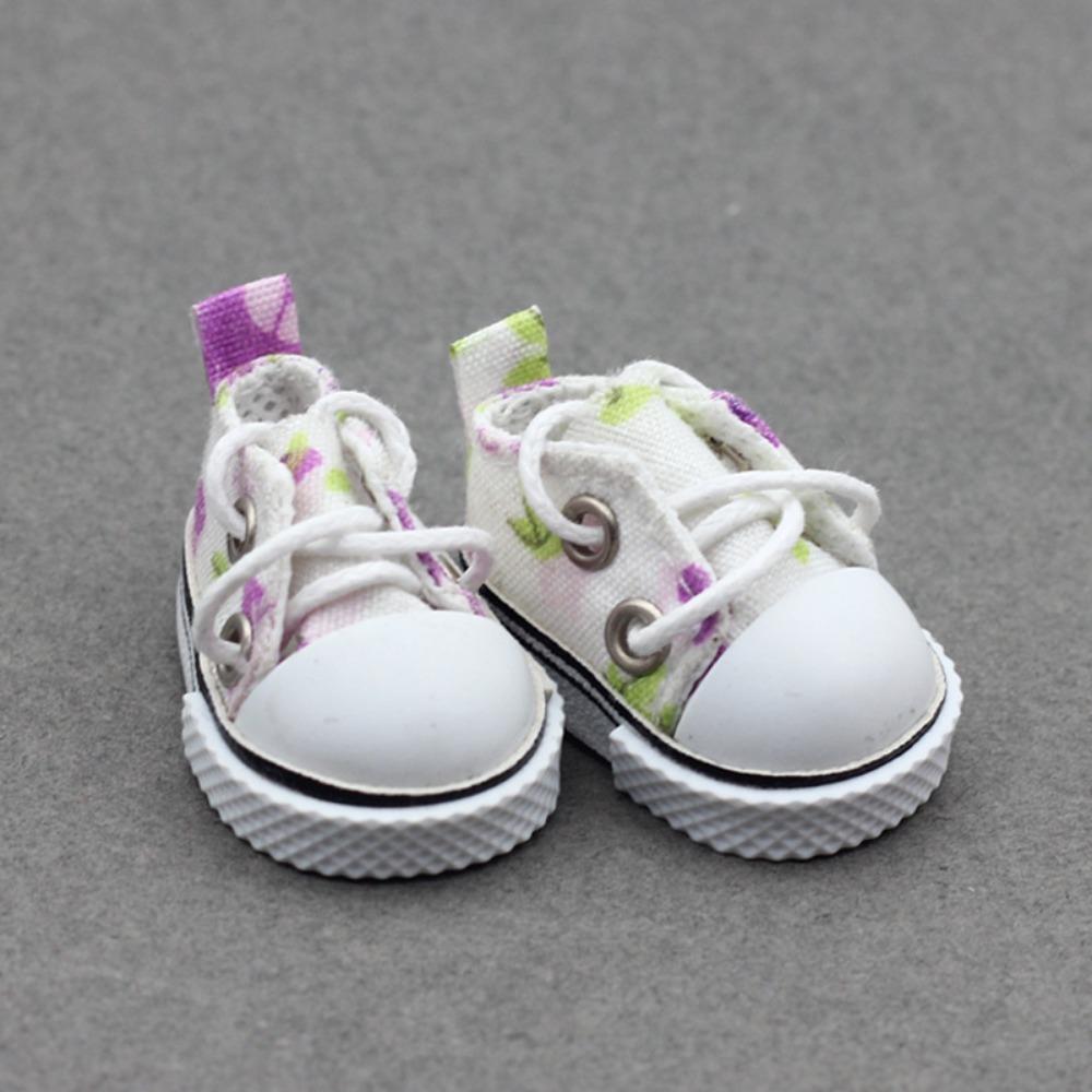 Canvas Labubu Canvas Doll Shoes Sneakers Doll Clothes Shoe Doll Mini Sports Shoes DIY Doll Toy