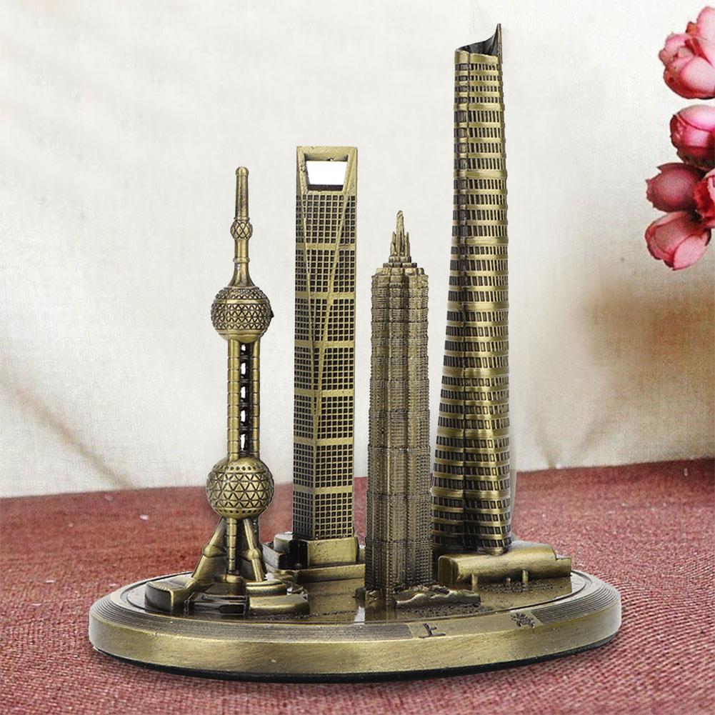 Shanghai Building Collection Model Oriental Pearl Tower Global Financial Center Souvenir