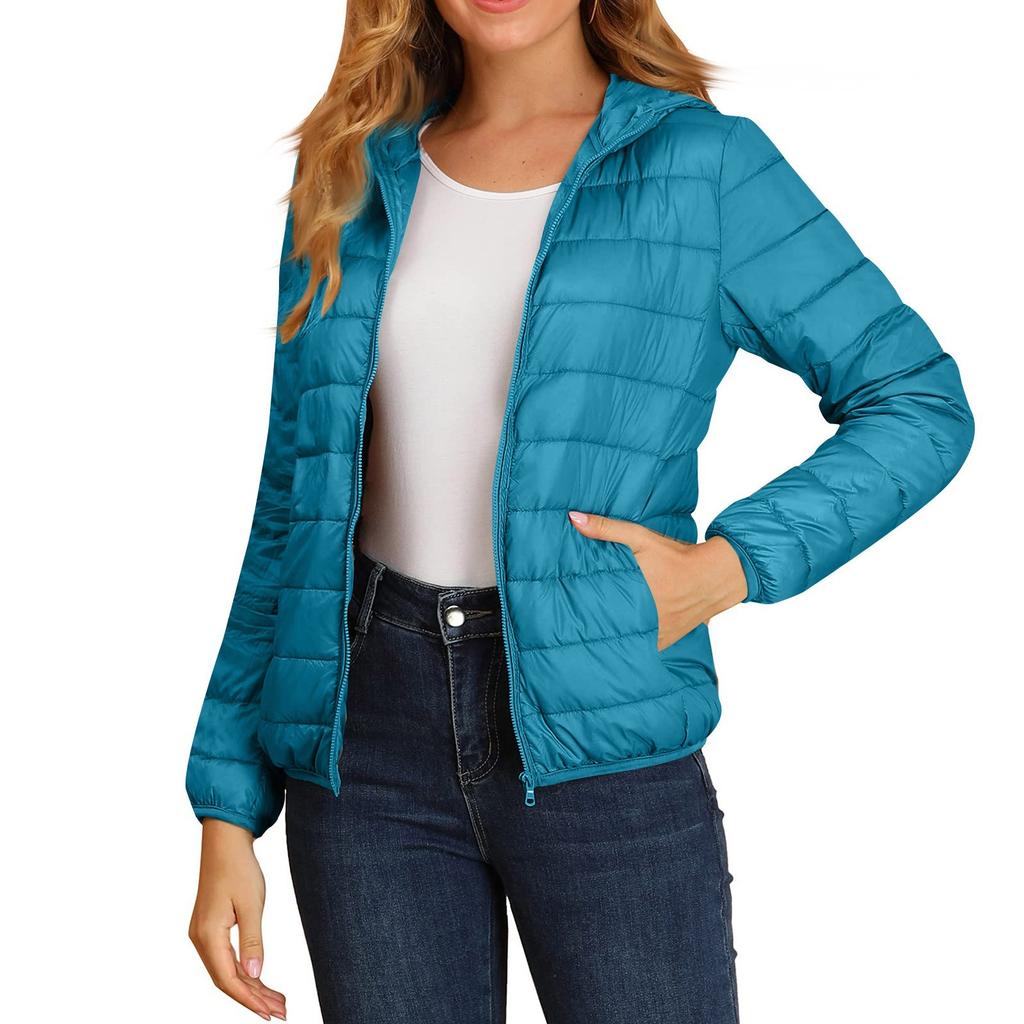 Winter Cotton-padded Women With Hooded Loose Light Down Jacket