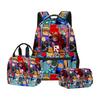 Cartoon Printing Casual Shoulder Bag Junior High School Students Large Capacity Backpacks