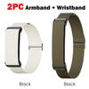 1-2PC Nylon Band for Google Fitbit Air Strap Biceps Strap Fitness Tracker Replacement Band Adjustable for Google Fitbit Air Band