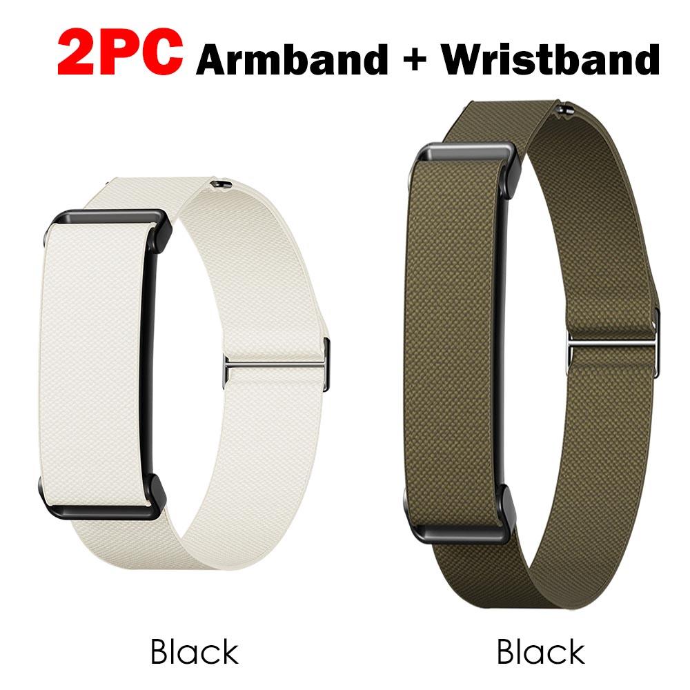 1-2PC Nylon Band for Google Fitbit Air Strap Biceps Strap Fitness Tracker Replacement Band Adjustable for Google Fitbit Air Band