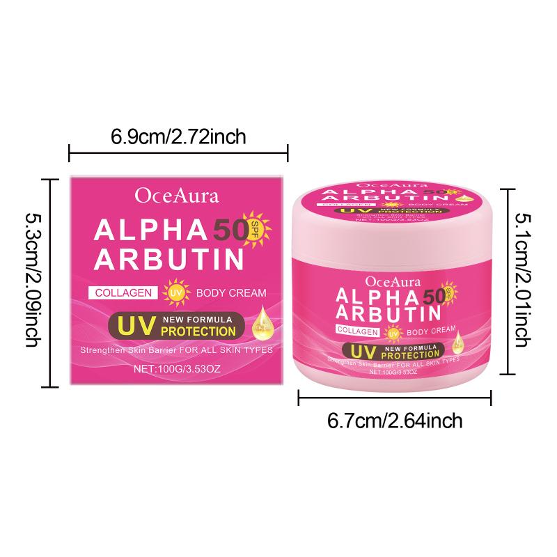 Alpha Arbutin Body Cream Skin Brightening Lotion Repair Rough Dullness Anti Drying Body Moisturizer Uv Protection Reduce Melanin