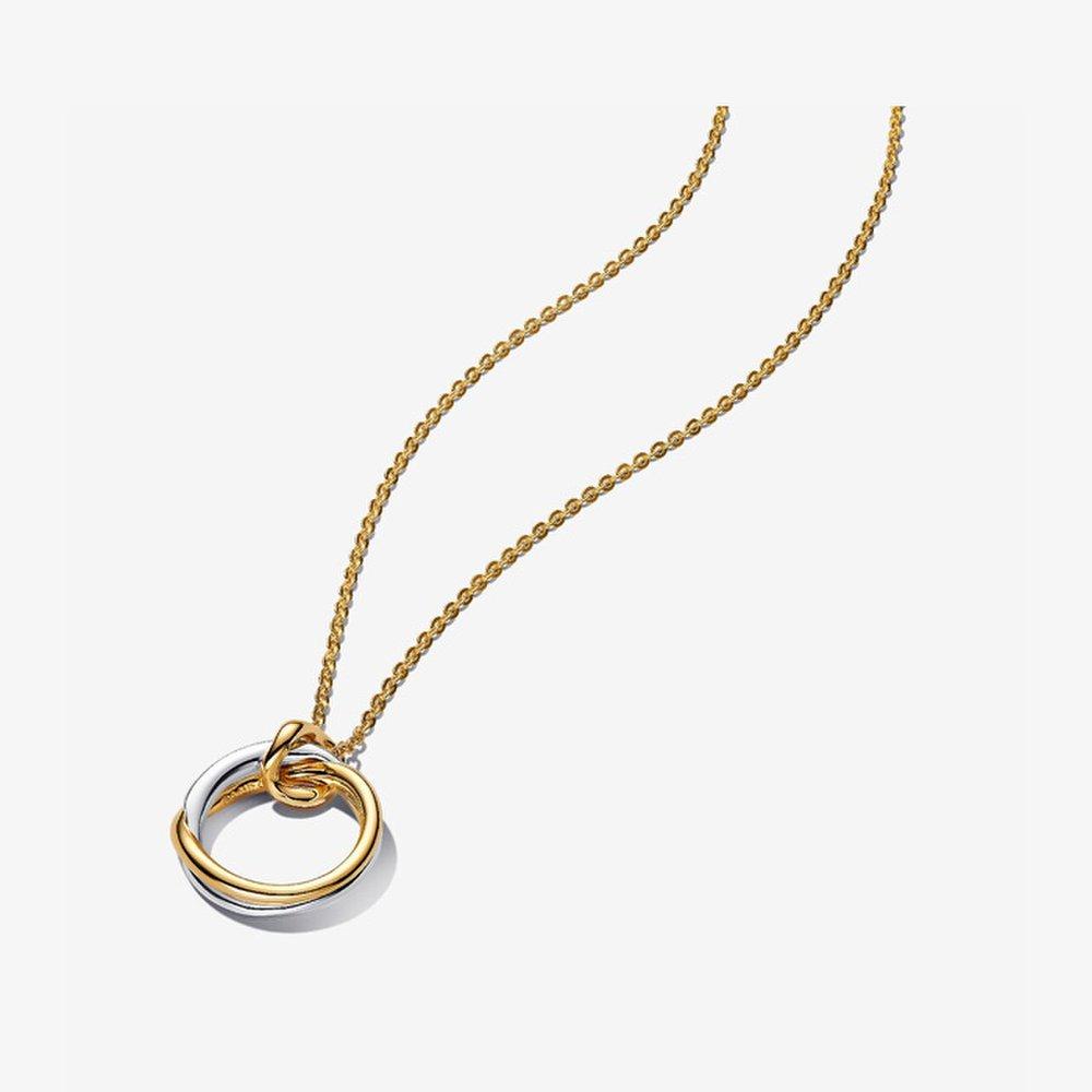 

Pandora Organi Shaped Two-Tone Pendant Necklace 363882C00