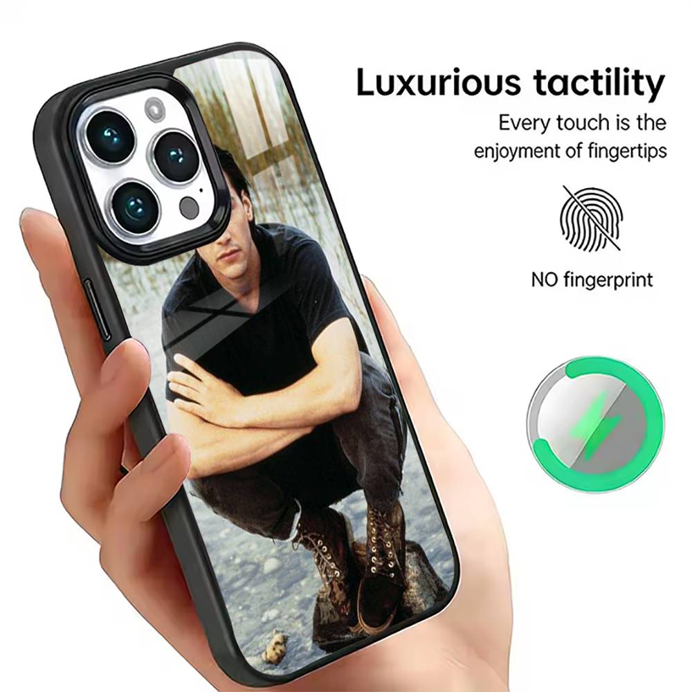 

Keanu Reeves Phone Case For iPhone17,16,15,14,13,12,11 Plus,Pro Magnetic For Magsafe Wireless Charging iPhone14PROMAX