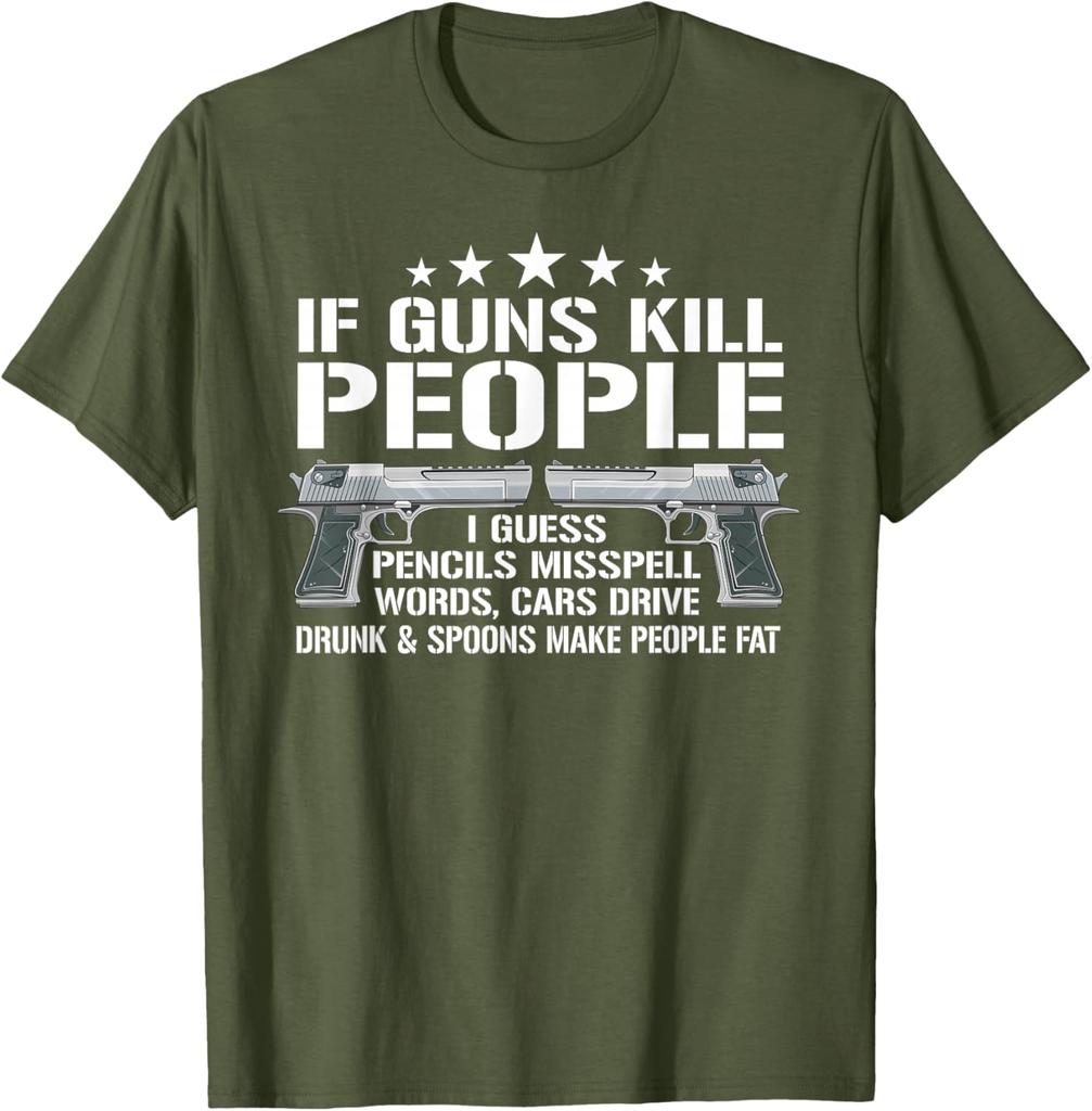 Funny Gun Owner 2nd Amendment Humor Gift Pro Gun TShirt 100 Cotton ONeck Short Sleeve Summer Casual Mens Tshirt Streetwear