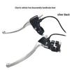 Electric Bicycle Rear Brake and Power Cut-Off Handle Assembly