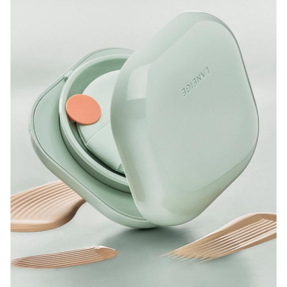 Laneige Neo Cushion Matte Foundation Set 15g + Refill 15g, 21N1 Beige – Soft Matte Skin, Even Tone Coverage, Korean