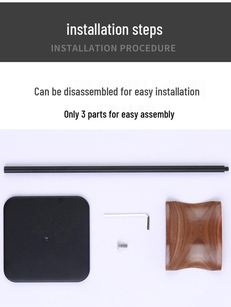 Walnut Wood & Aluminum Alloy Over-Ear Headphone Stand