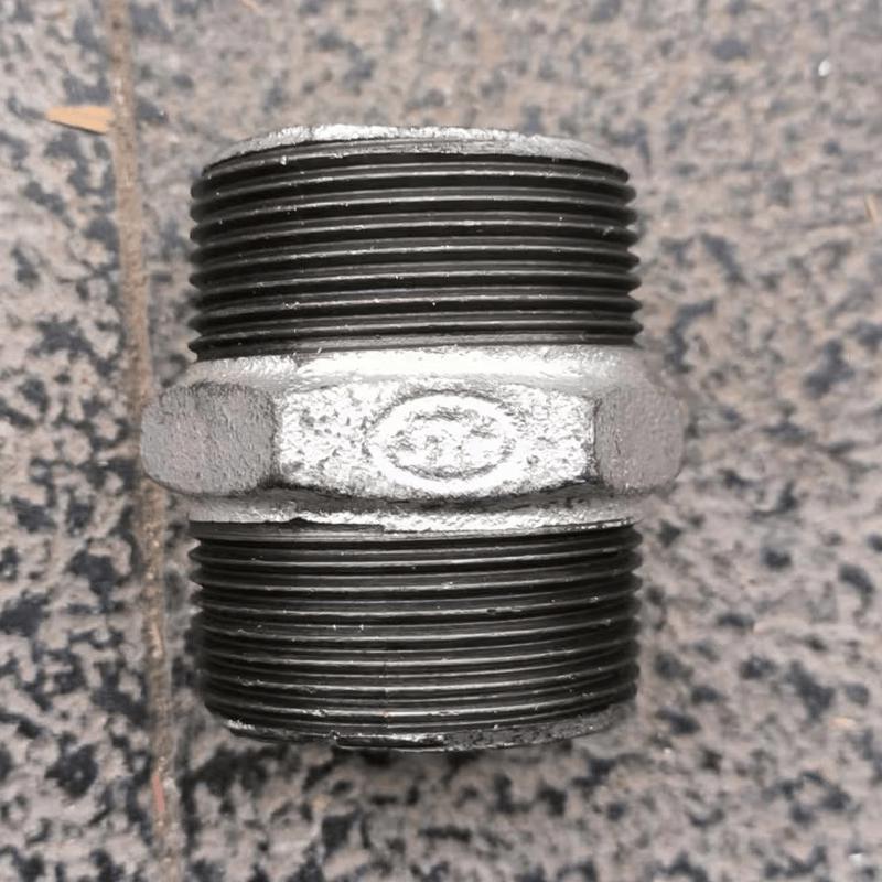 Galvanized Malleable Iron Hex Nipple