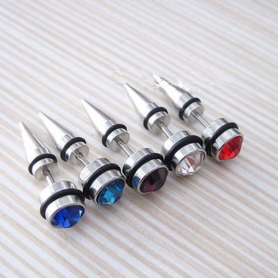 Body Piercing Men's Earrings 316L Medical Titanium Steel Stud Earrings Piercing Fashion Ear Jewelry ADM