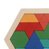 Educational Puzzles Blocks, Logical Game ,Colorful Wood Brain Teasers Toy, for Creativity