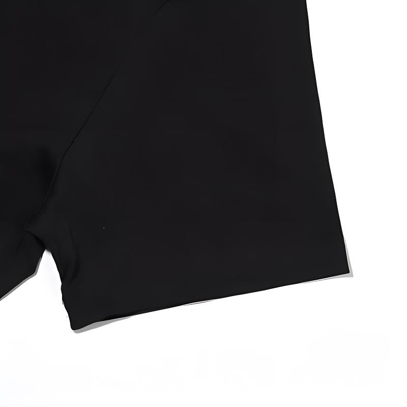 Li Ning Logo Printed Fashion Loose Round Neck Pullover Short Sleeve Comfortable Simple Shorts Casual Sports Suit AHST791-1+YKSV129-1