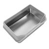 Stainless Steel Cat Litter Box with Lid High Sided Anti Splash Block Odors Easy to Clean Large Size