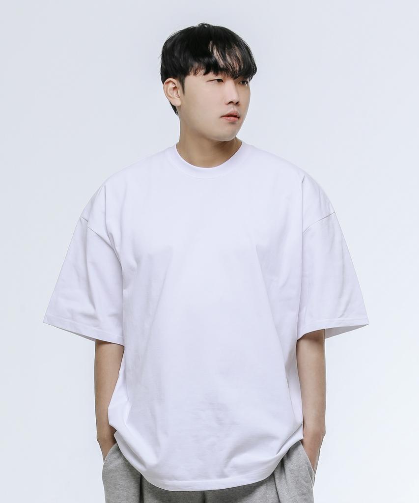 Woneim Plain Oversized Short Sleeve 2 Colors