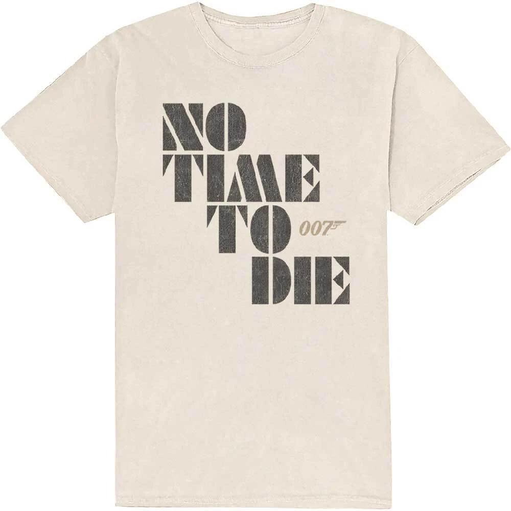 Rock Off James Bond 007 No Time to Die (Natural) T-Shirt (xx-Large) Off-White L