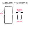 Suporte Moldura LCD Bezel Suporte de Tela com fivela almofada macia central Para Samsung Galaxy Z Flip 3 4 5 f731 f721 f711