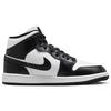 Jordan Air Jordan 1 Vintage Basketball Shoes Women's Mid top White/Black DV0991-101(Team56-)