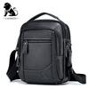 Genuine Leather Men Tote Bags New Fashion Man Leather Messenger Bag Solid Cross Body Bags Shoulder Business Bags For Men
