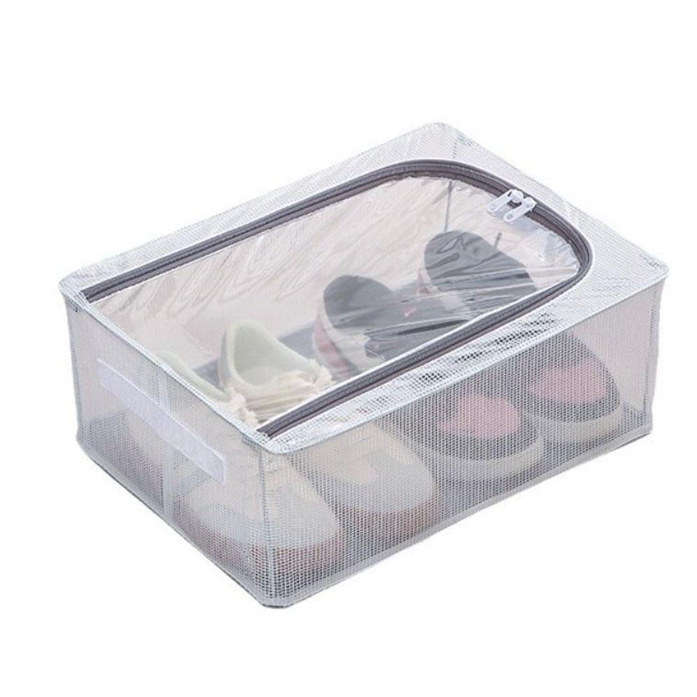 

Clear Shoe Storage Box Large Capacity Shoe Cabinet Free Installation Shoe Organiser Household Single Door