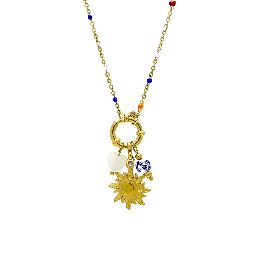 18K Gold Stainless Steel Necklace - Versatile, Non-Fading, Light Luxury for Women