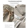 ROMON Men's Ice Silk Straight-Leg Casual Pants