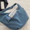 Crossbody Bag Large Capacity Denim Bag Women's Retro Shoulder Bag