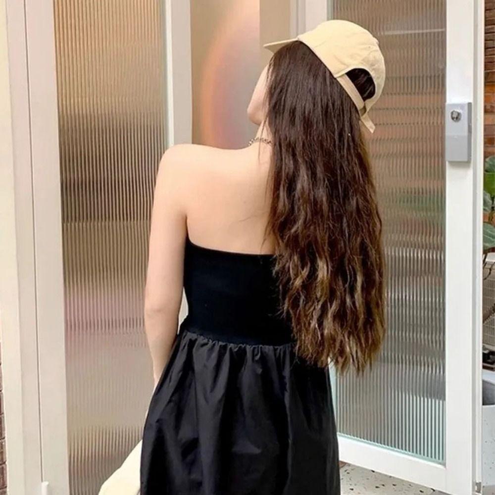 Sleeveless Strapless Jumpsuit Shorts Wide Leg High Waisted Clothing  Party