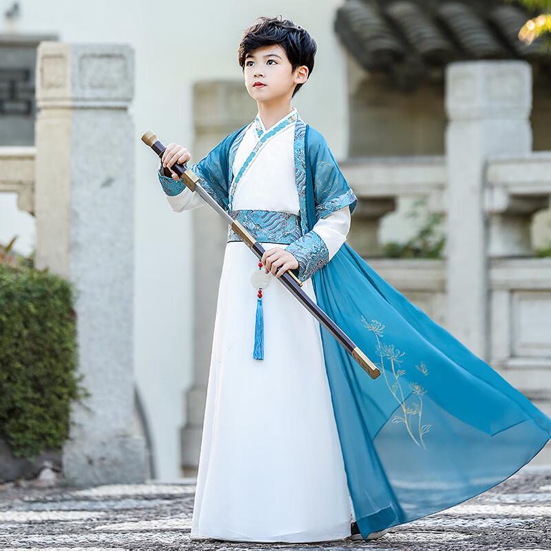 Китайский костюм Ханьфу Тан для мальчика 36
