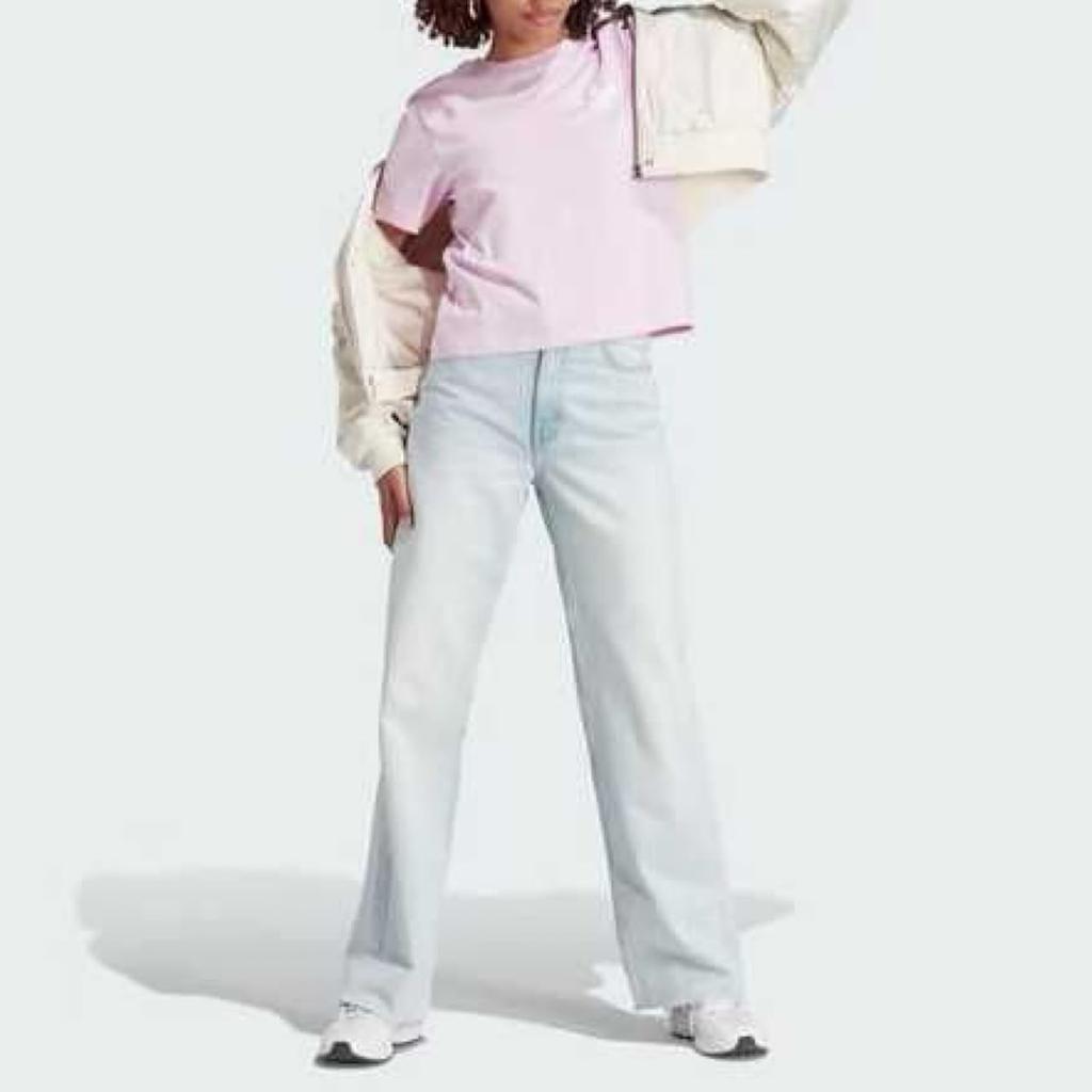 Originals Multiple Logo Orchid Fusion XL IJ6013 Pink [Adidas] T-Shirt Women's (Bust 87-90cm)