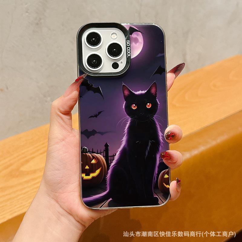 Pumpkin Demon Bones Apple 16/15/14 Case 11/12/13 Promax Retro iPhoneXr