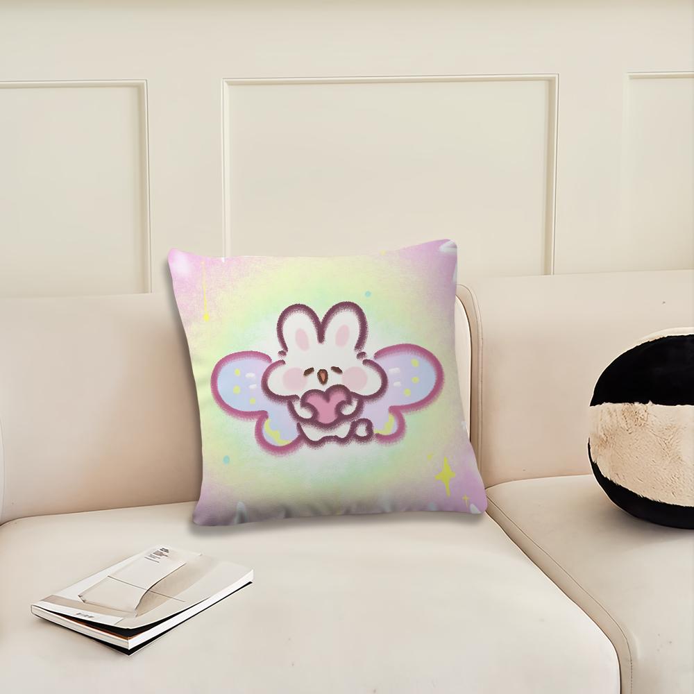 Cartoon Dog cute Lucky cushion cover Pillow Cover Decoration Room Home Sofa living Office Car Nordic Simplicity