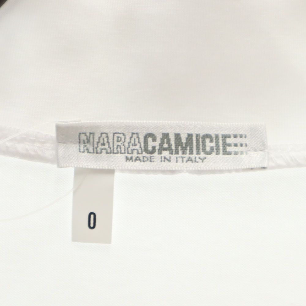 NARACAMICIE Unused Made in Italy Long sleeve race shirt white Tagged Women Used