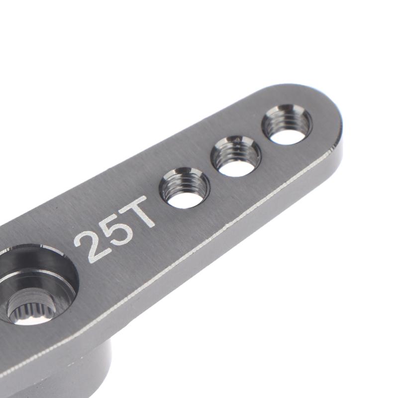 Aluminum Alloy Rc Servo Arm 25T Steering Servo Dual Arm For Rc Car Crawler Large Torque Digital Coreless Servo Parts