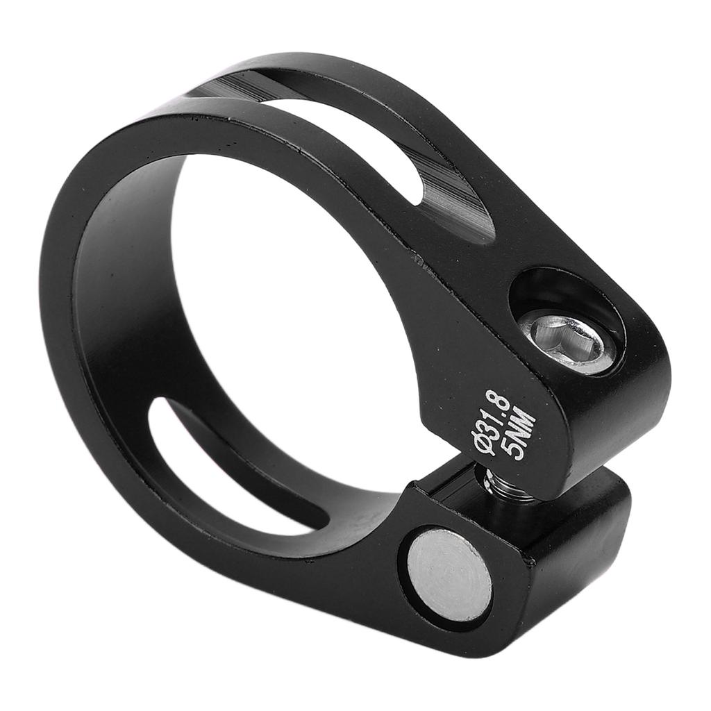 31.8mm Bike Seat Post Clamp Tube Clip Aluminium Alloy   Quick Release Seatpost Collar
