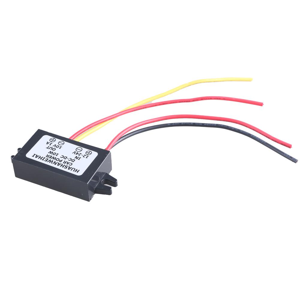 12V 24V til 10V 1A Omformere Vanntett Spenninger Strømforsyningsmodul DC Buck-omformermodul Spenningsregulator