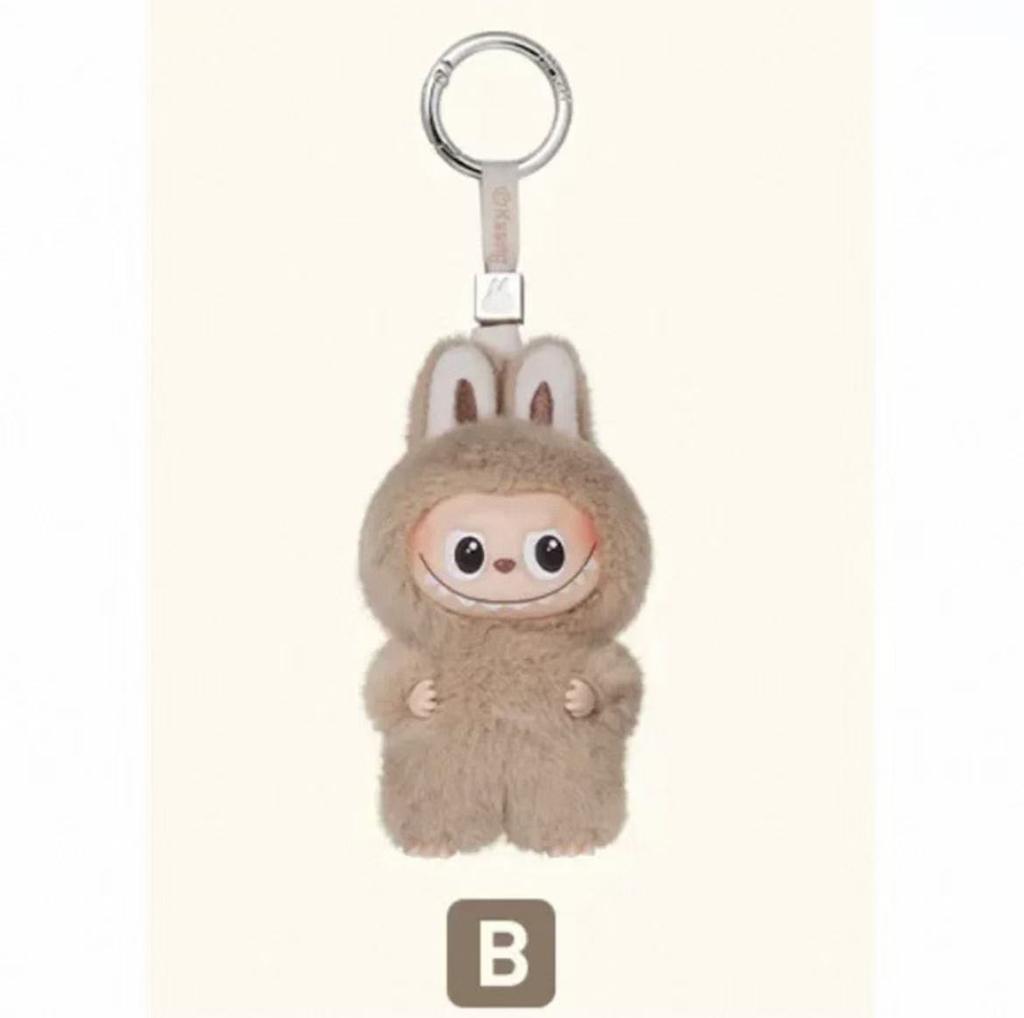 Cute Labubu New 4th Gen Mini Vinyl - Face Plush Blind Box: Ideal Backpack Accessory, Keychain & Christmas Gift, Also a Fun Children's Hand Puppet Toy