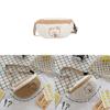 Plush Cartoon Shoulder Bag For Women With Embroidery And Phone Pocket